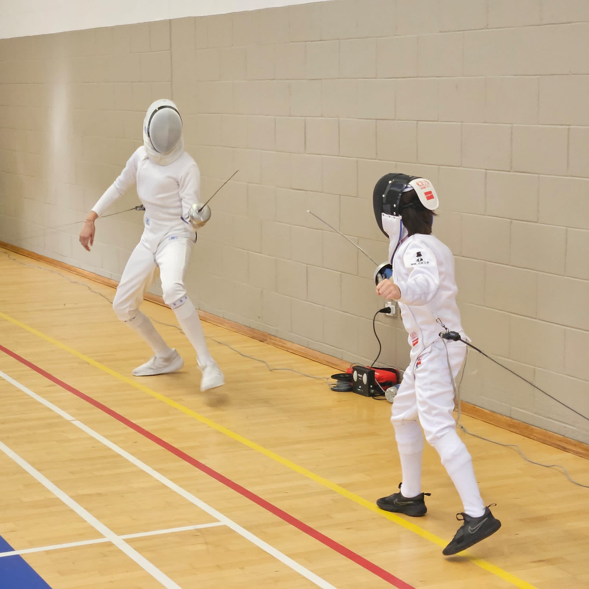 Junior fencing competition